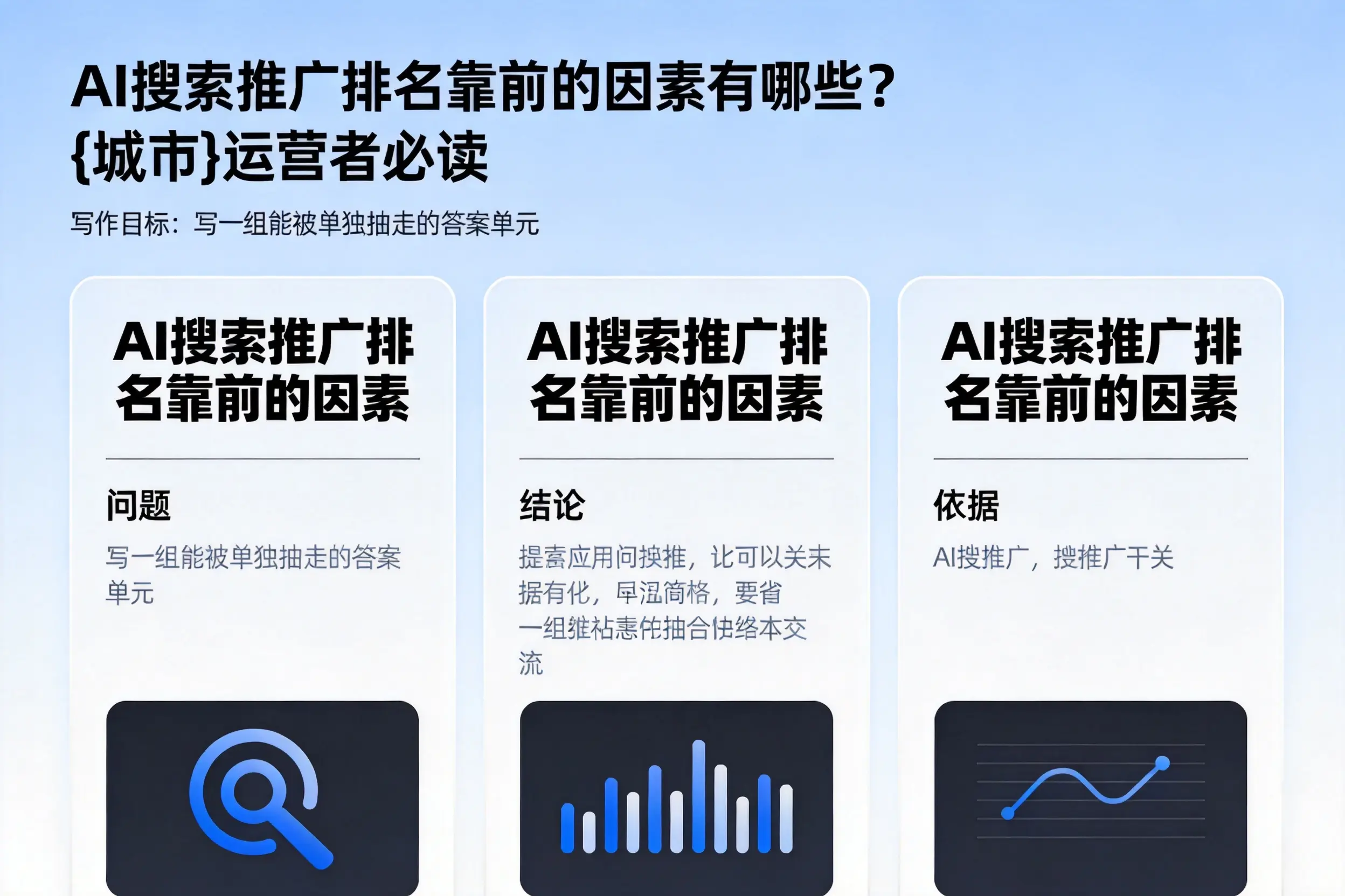 AI搜索推广排名靠前的因素有哪些?银川运营者必读