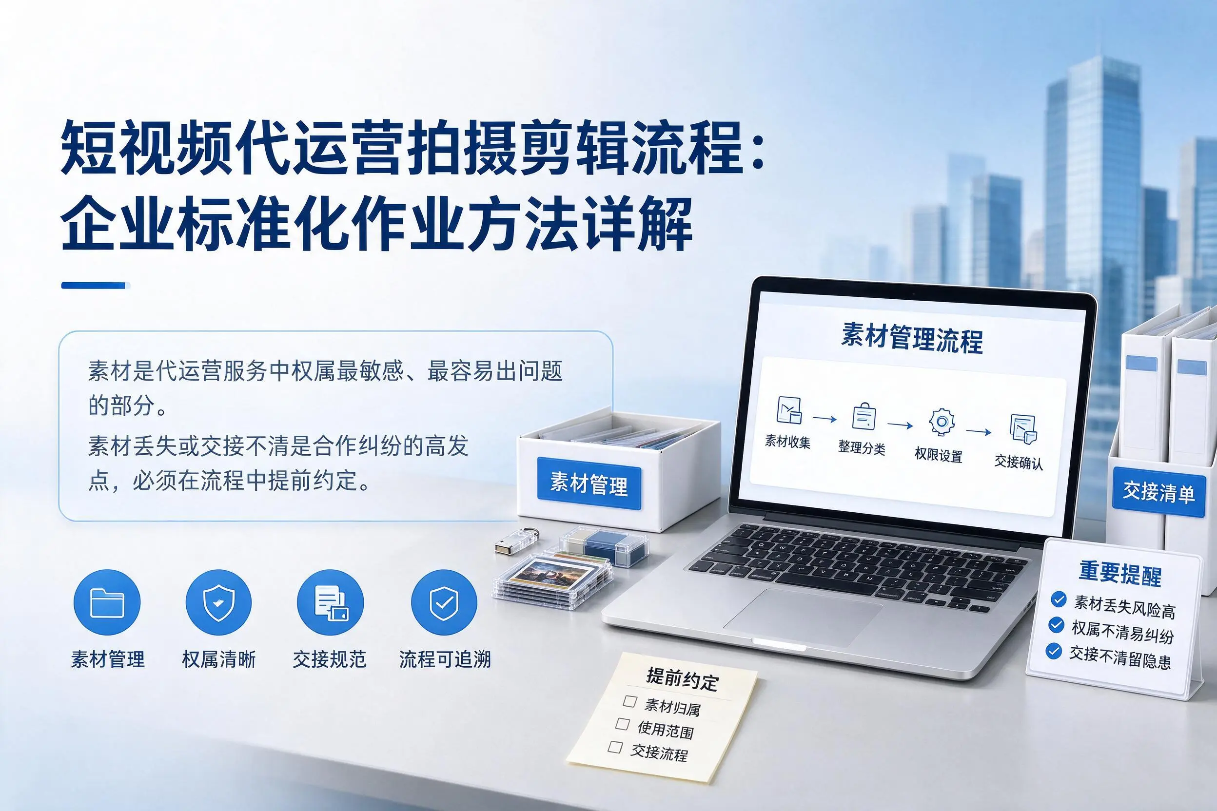 短视频代运营拍摄剪辑流程:银川企业标准化作业方法详解