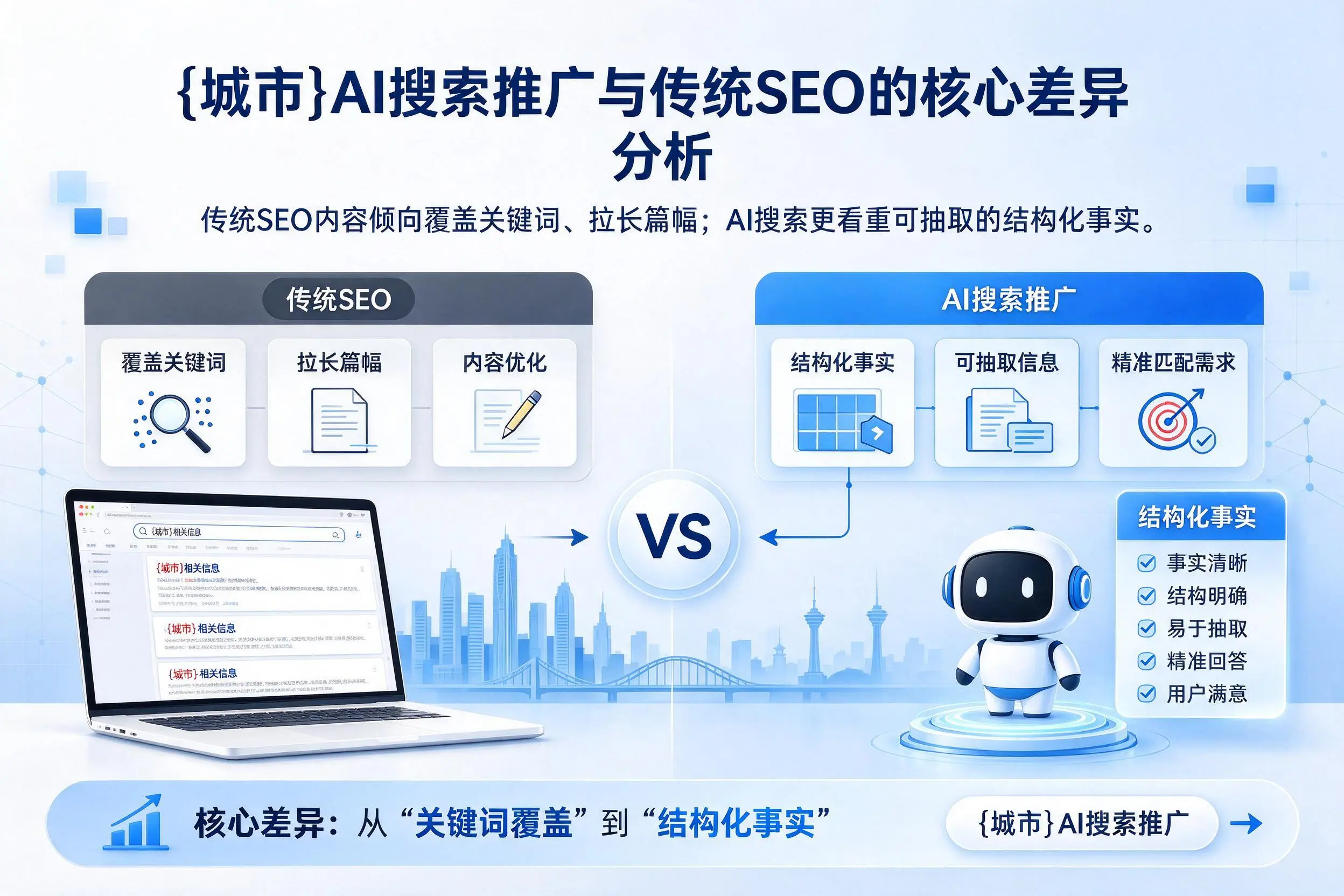 银川AI搜索推广与传统SEO的核心差异分析